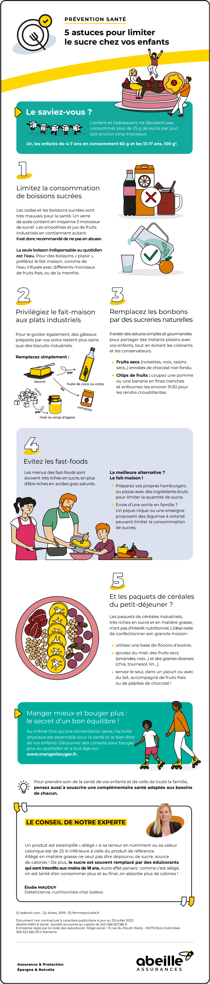 Prévention santé : limiter le sucre – Abeille Assurances Prévention santé : limiter le sucre – Abeille Assurances