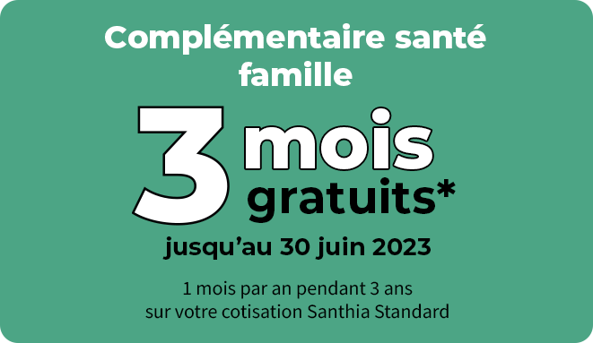 Complémentaire santé famille – 3 mois gratuits jusqu’au 31 janvier 2023