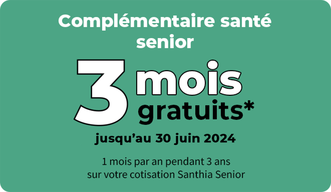 Complémentaire santé senior – 3 mois gratuits jusqu’au 31 janvier 2024